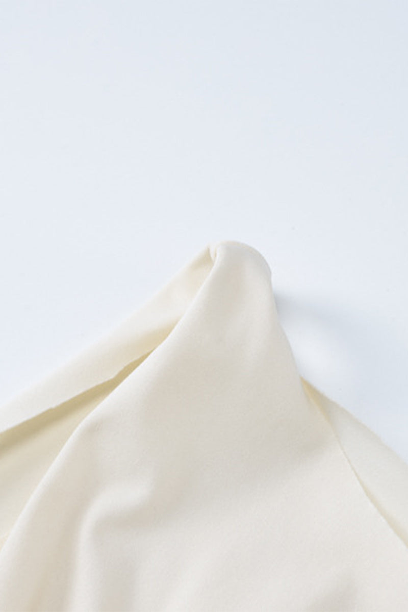 CD | Celebrități Elegant solid Frenulum oblic guler un pas fusta rochii (5 culori)