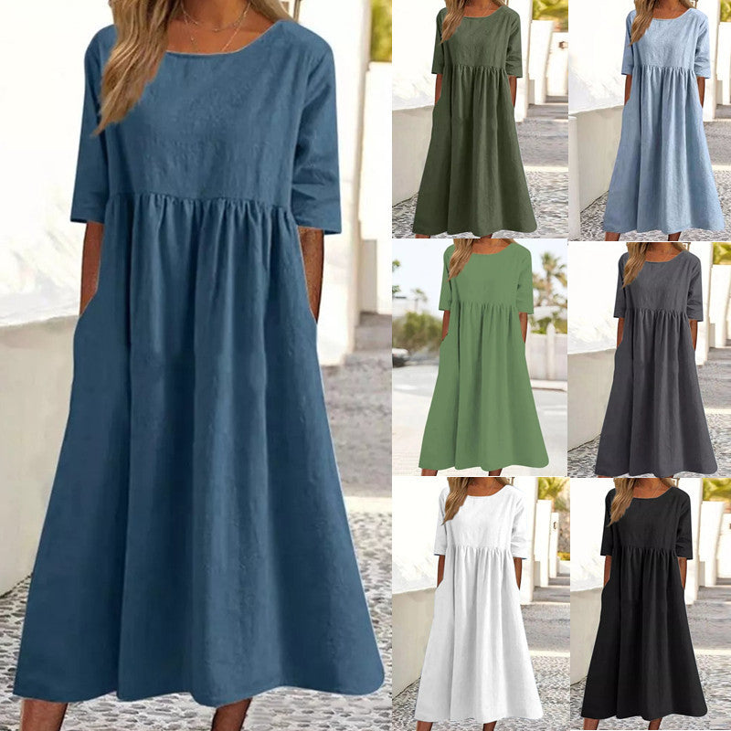 CD | Rochie midi neagră | Rochie midi cu mânecă lungă | Rochii midi pentru femei