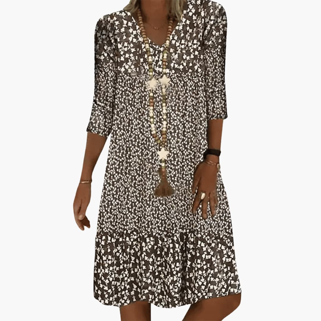 CD | Rochie midi cu imprimeu floral