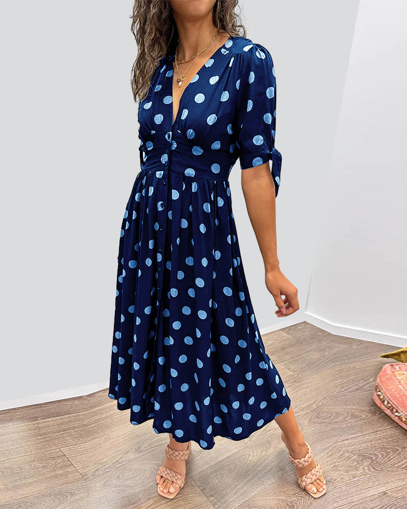 CD | Elegant în jos rochie midi