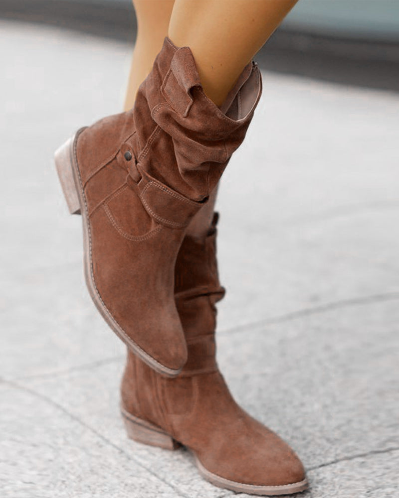 CD | Cizme trendy cu tocuri joase