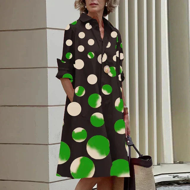 CD | Rochie vintage cu mânecă lungă