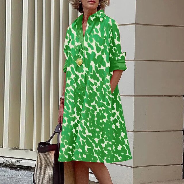 CD | Rochie vintage cu mânecă lungă