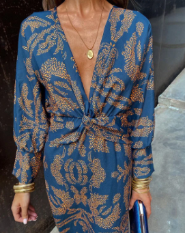 CD | Rochie elegantă cu mâneci lungi