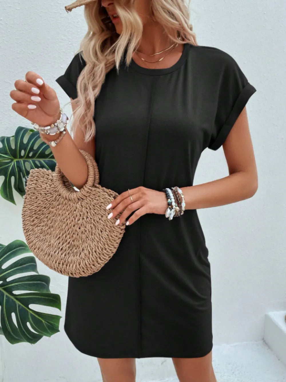 CD | Exposed Seam mini tricou cu mânecă scurtă