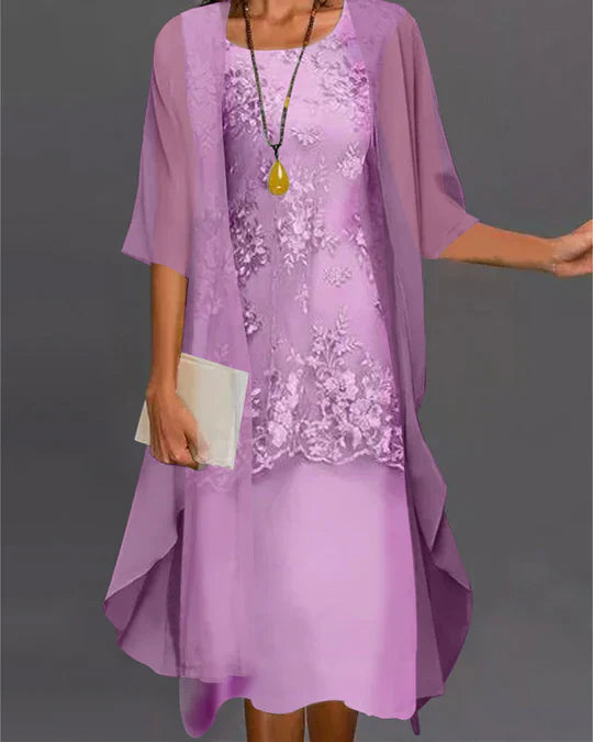 CD | rochie elegantă din două piese din sifon