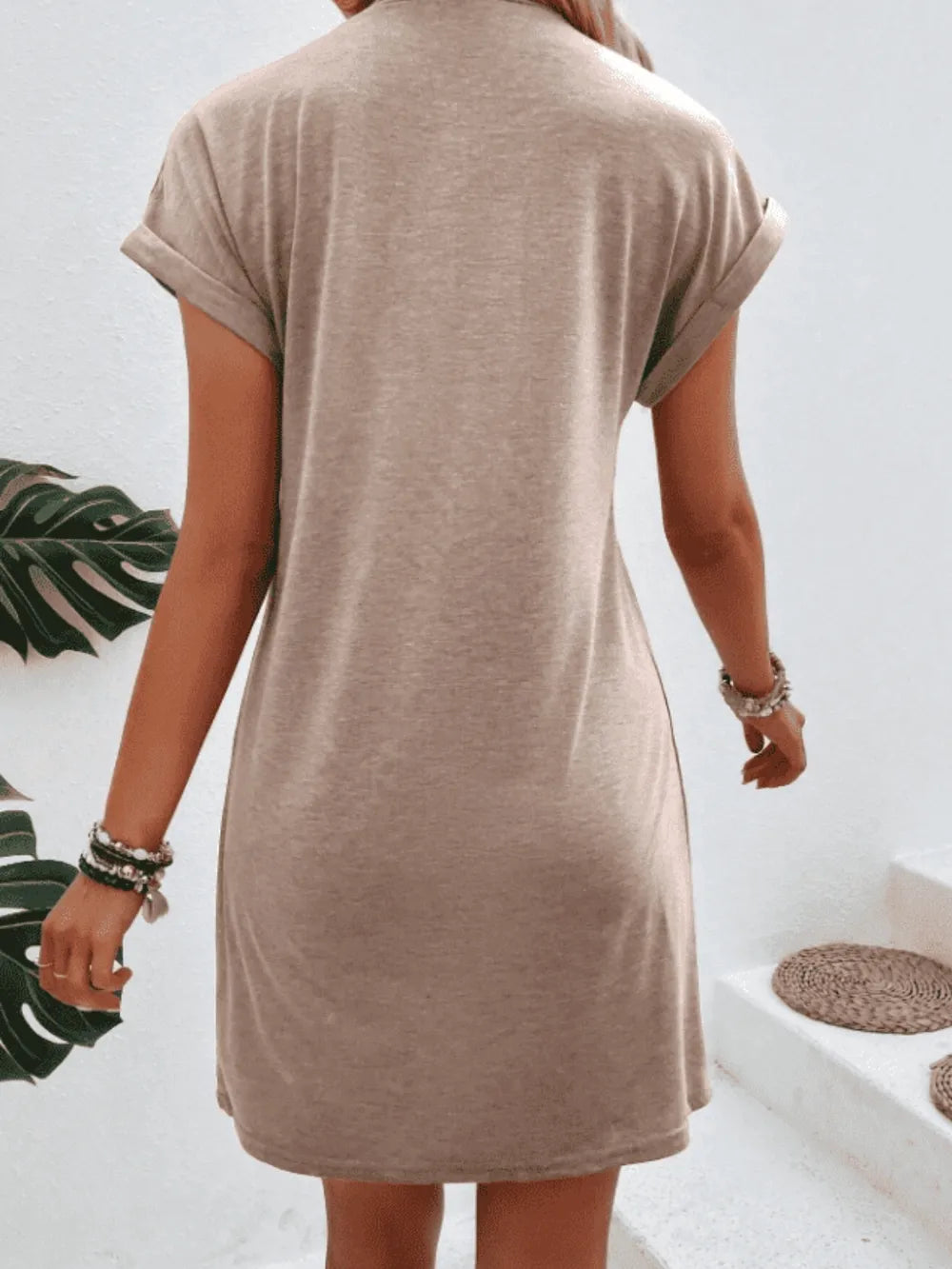 CD | Exposed Seam mini tricou cu mânecă scurtă