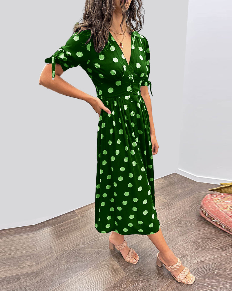 CD | Elegant în jos rochie midi