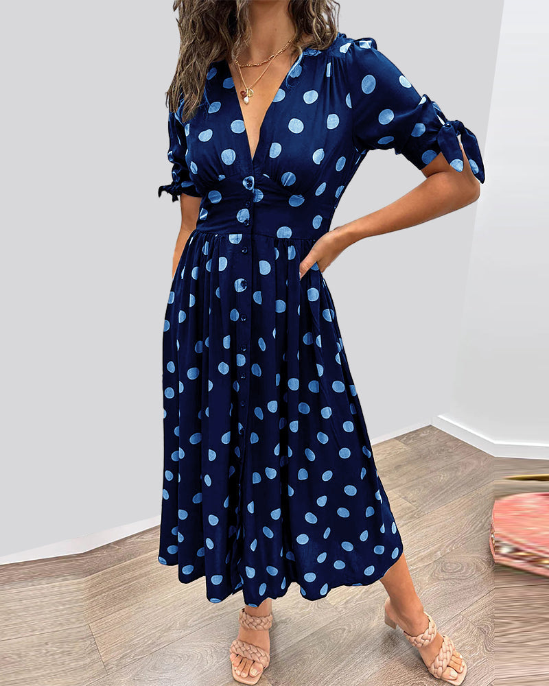 CD | Elegant în jos rochie midi