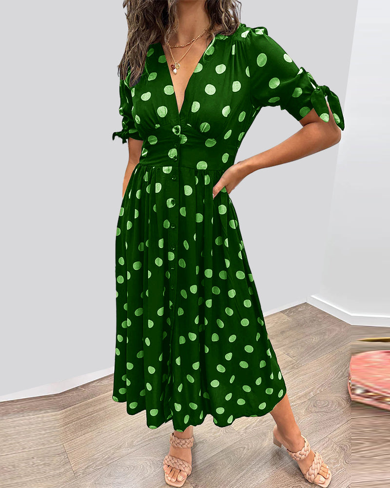 CD | Elegant în jos rochie midi