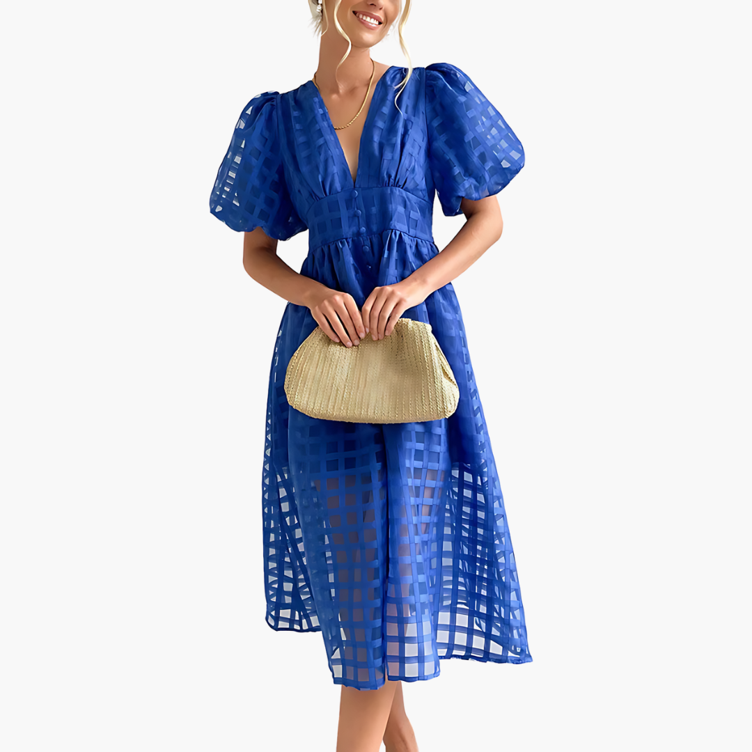 CD | Rochie midi elegantă de vară pentru un stil fără efort