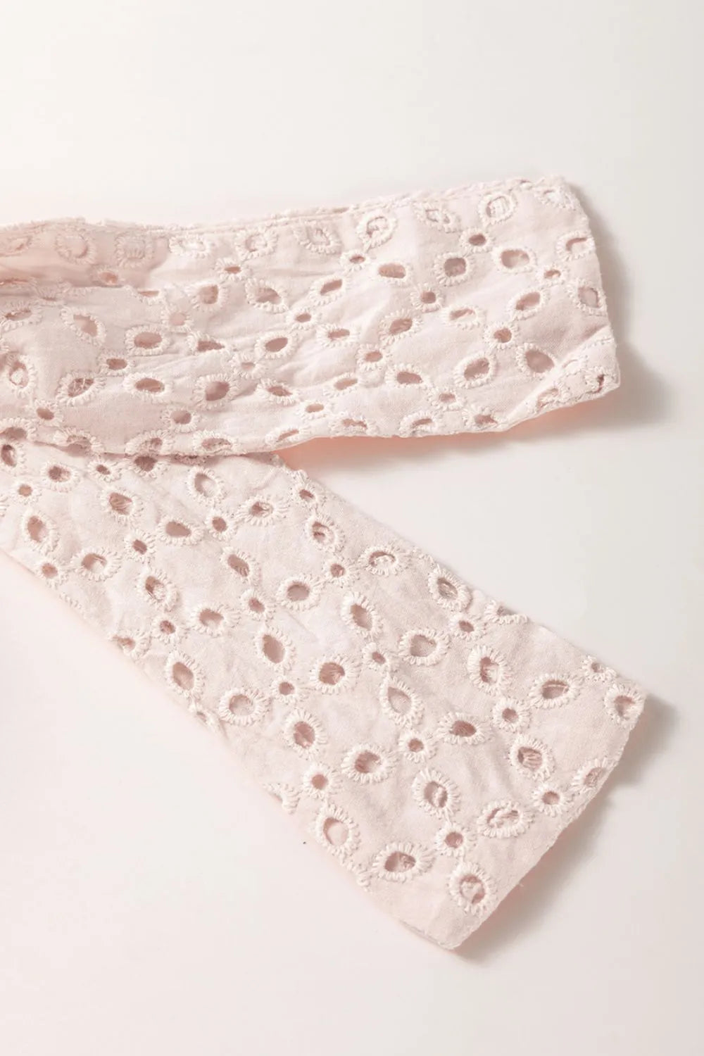 CD | Ochiuri brodate Rochie mini fără mâneci cu tiv încrețit