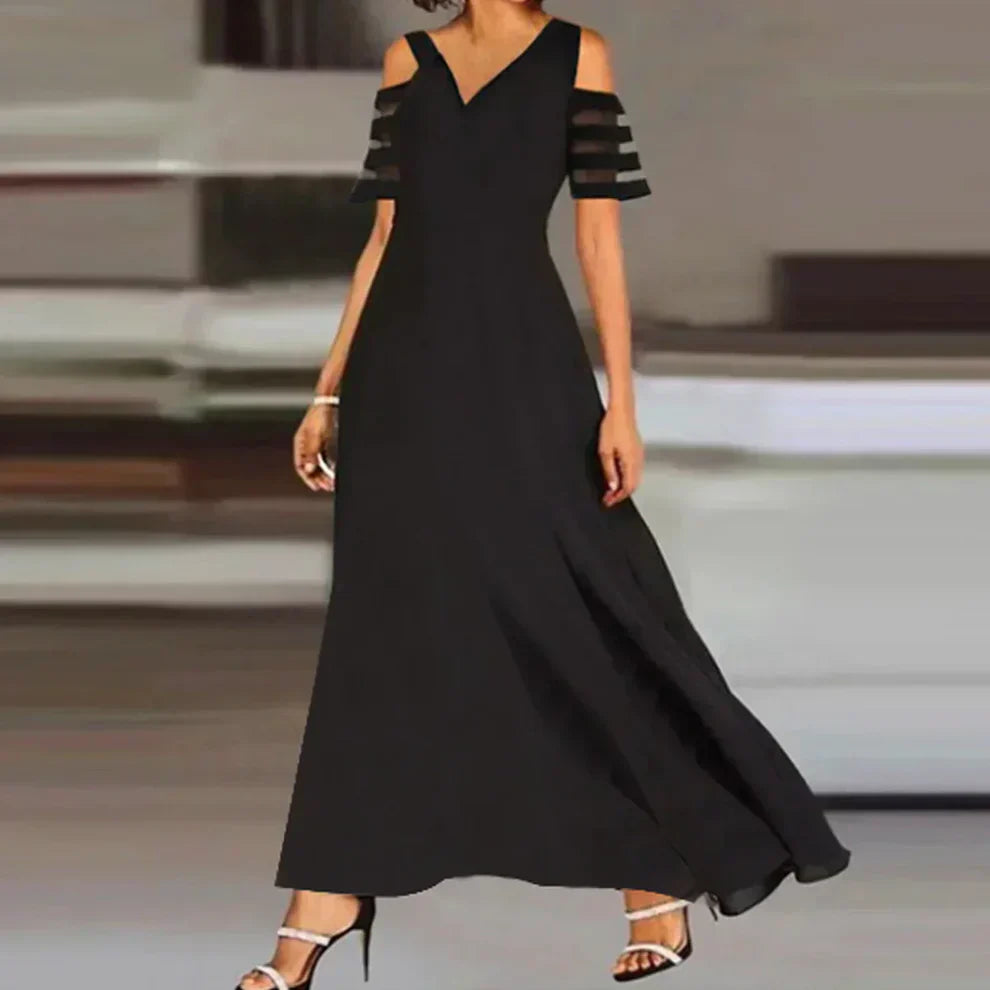 CD | Rochie maxi elegantă cu decolteu în V