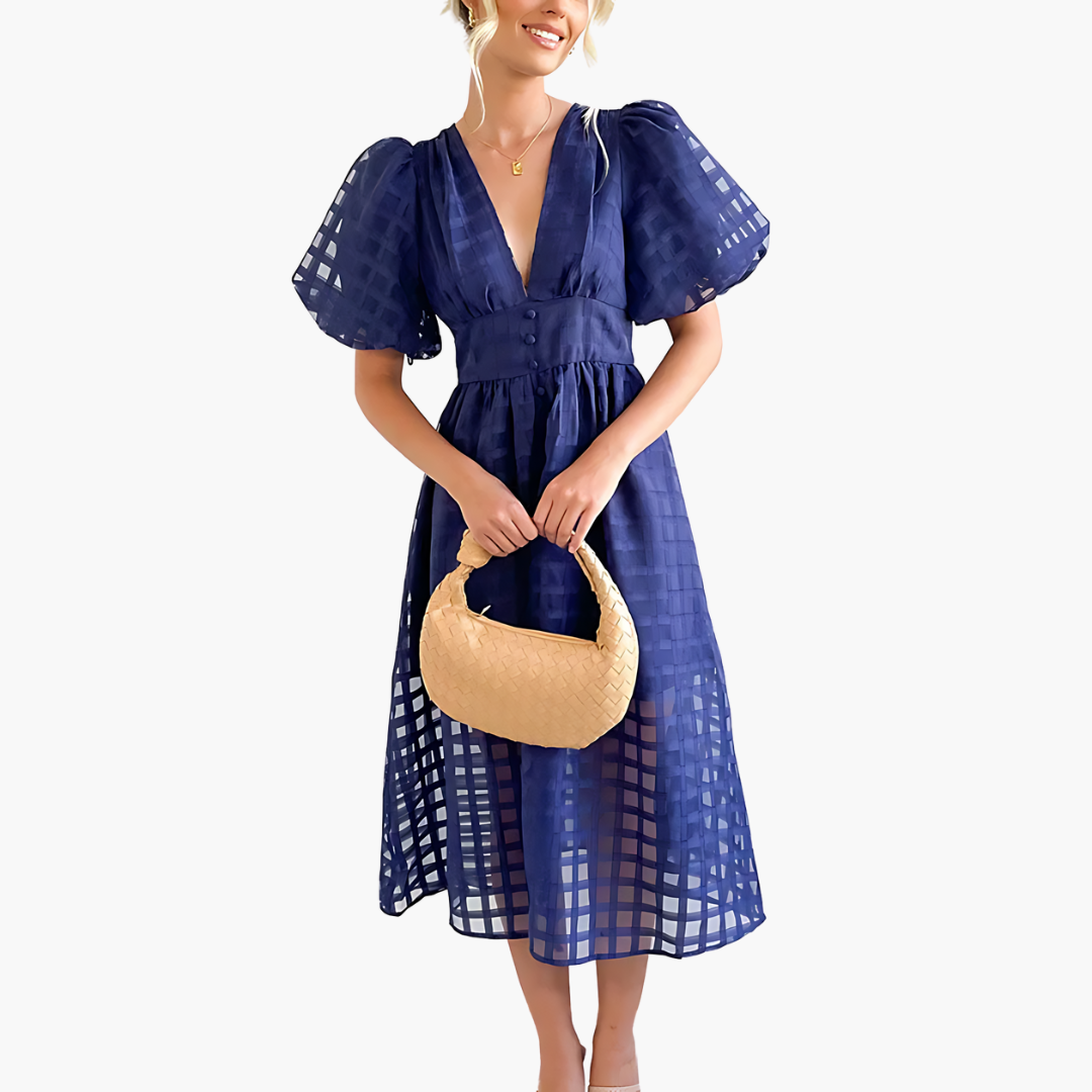 CD | Rochie midi elegantă de vară pentru un stil fără efort