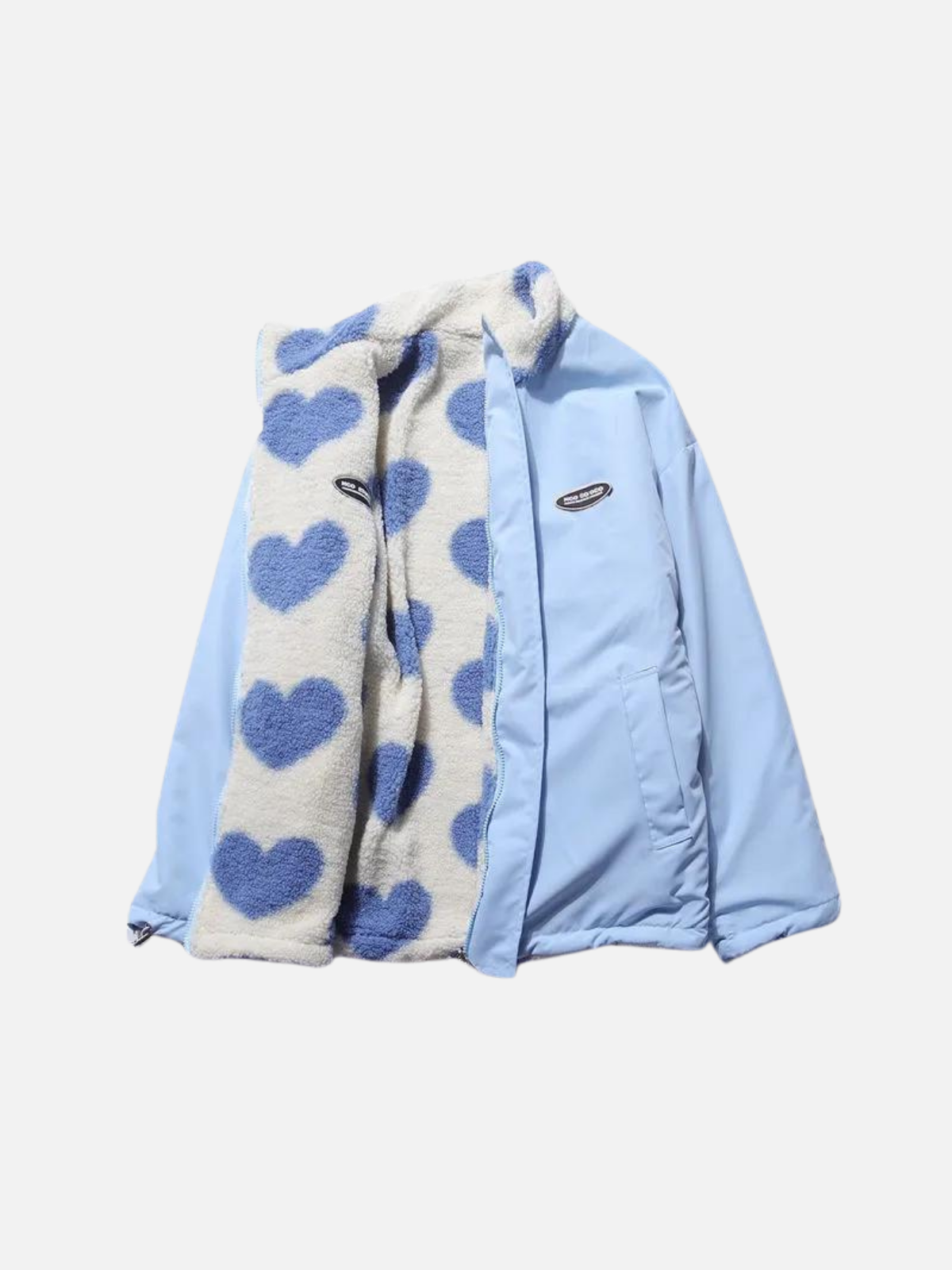 CD | Jachetă cu fermoar căptușită cu fleece