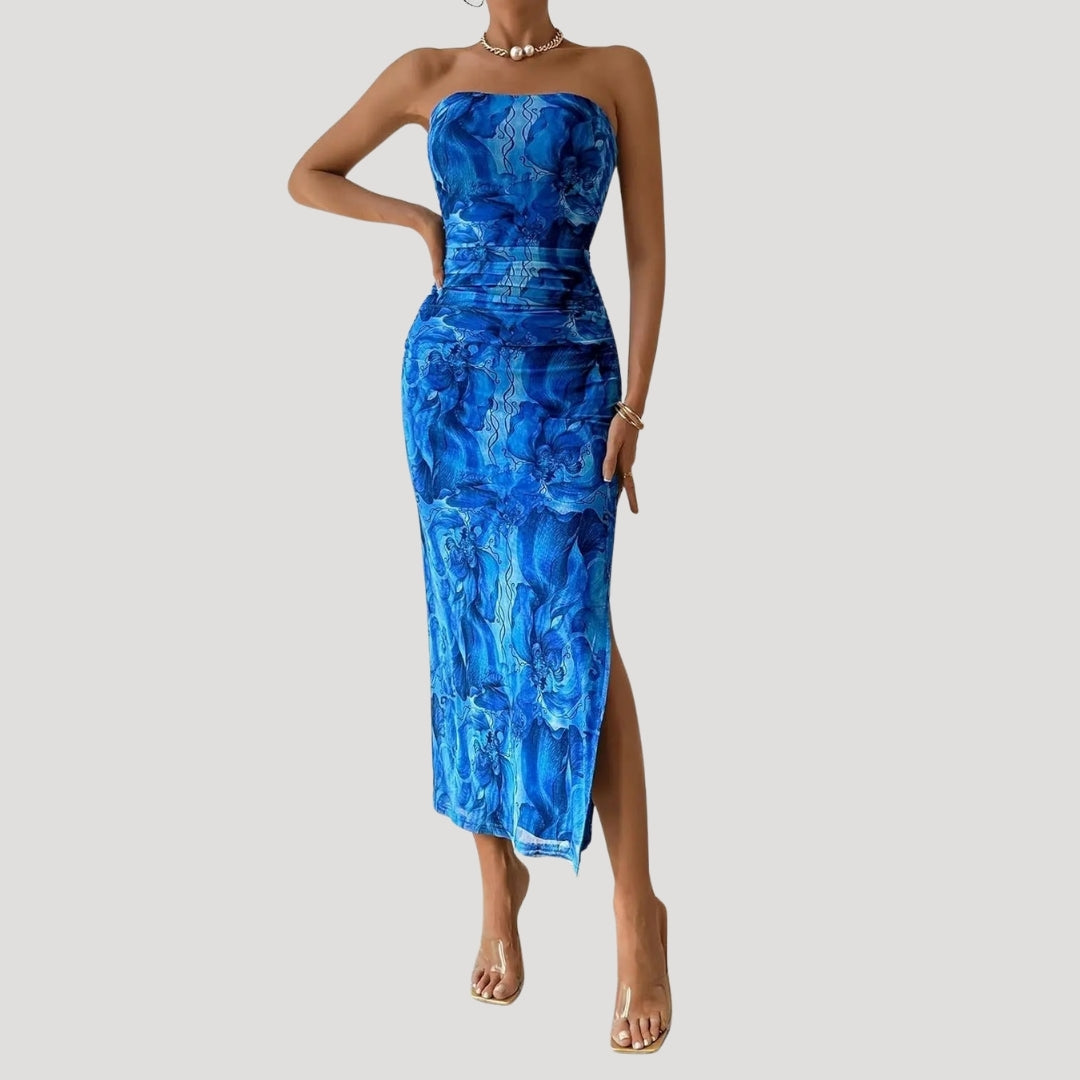 CD | Femei florale rochie midi de vară pentru ocazii de vacanță