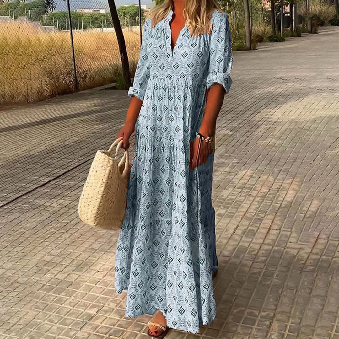 CD | rochie lungă elegantă în stil boho pentru femei