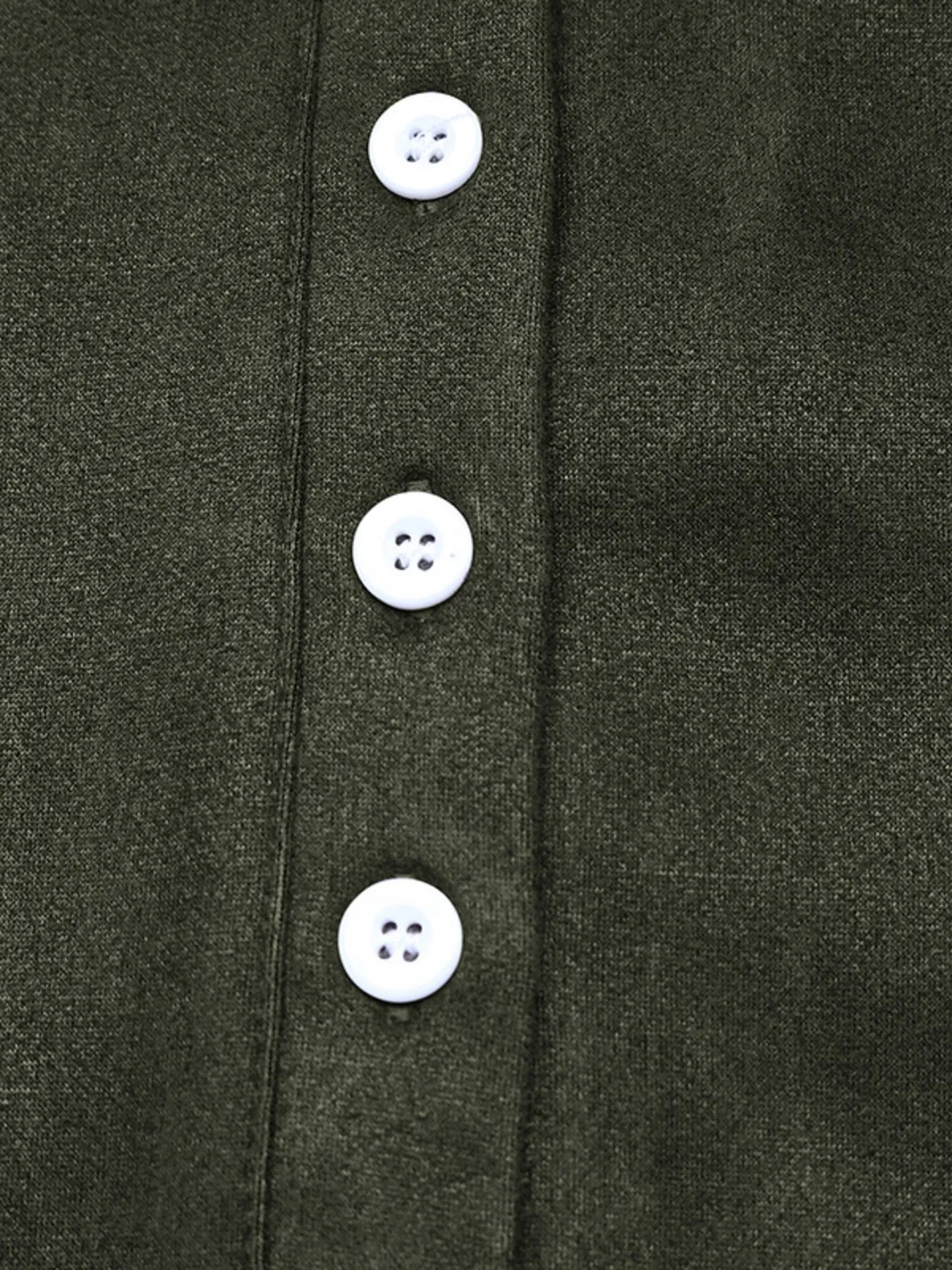 CD | Buton placket mini rochie hanorac