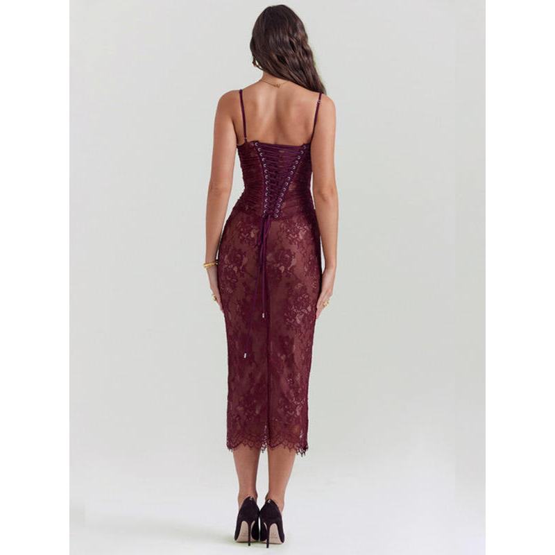 CD | Elegant Print Sexy rochie lungă pentru femei