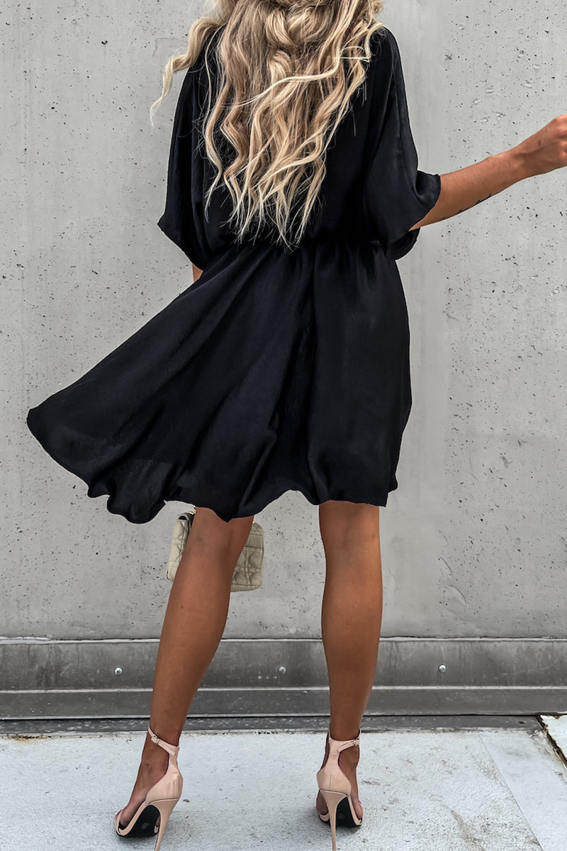 CD | Rochie mini batwing cu decolteu în V