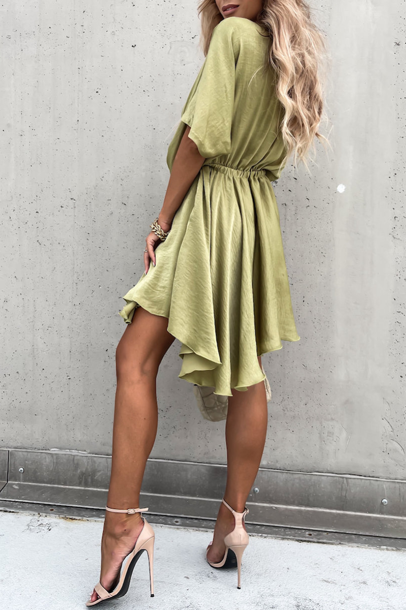 CD | Rochie mini batwing cu decolteu în V