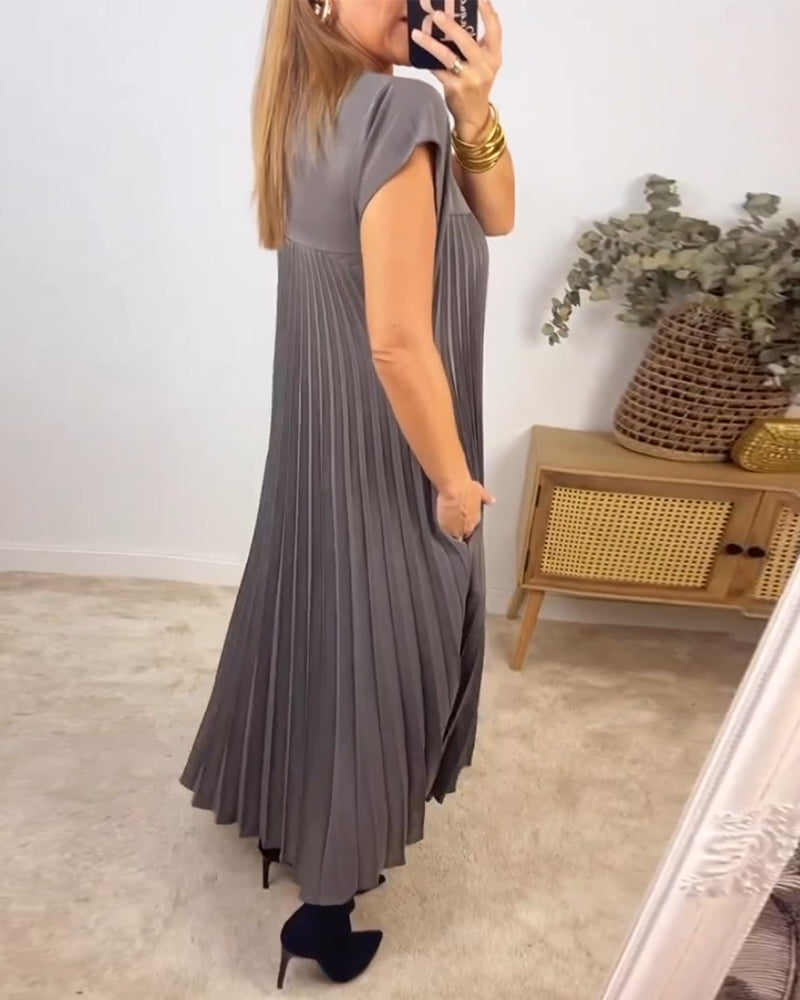 CD | Rochie maxi plisată elegantă