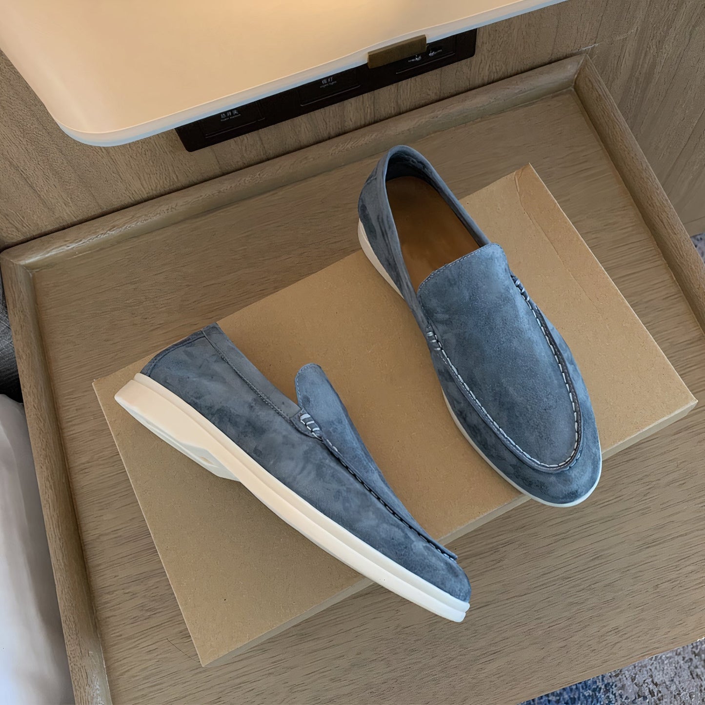 CD | Pantofi casual pentru bărbați din piele de căprioară Loafer Slip On
