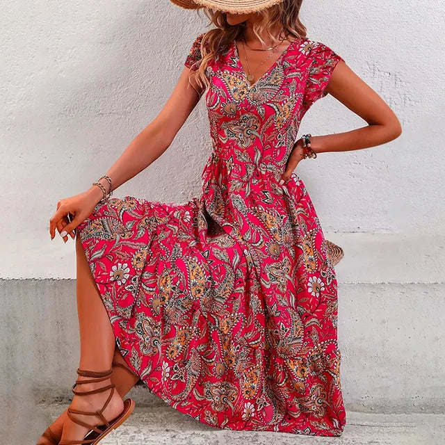 CD | Rochie florală elegantă de epocă
