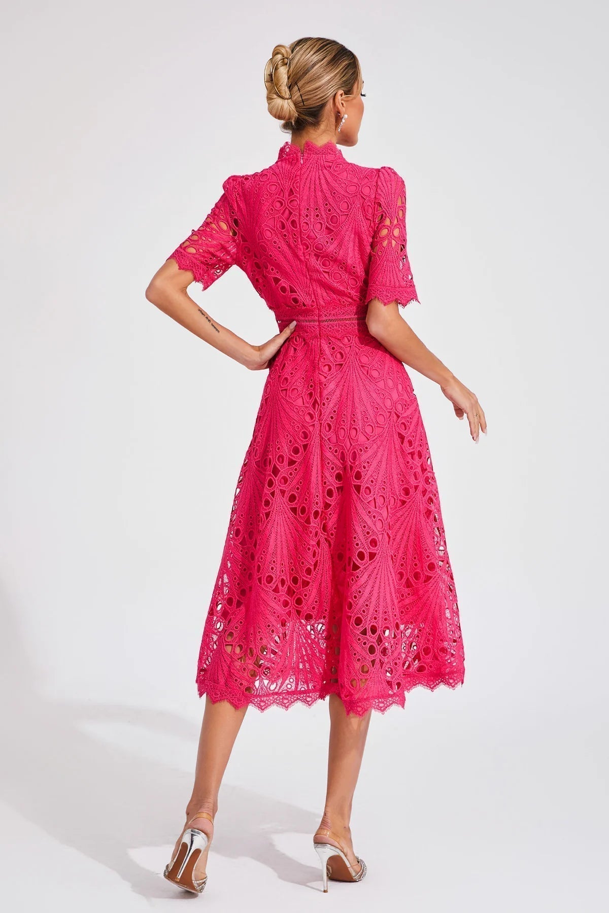 CD | Rochie midi | Rochie midi cu mânecă lungă | Rochii midi pentru femei
