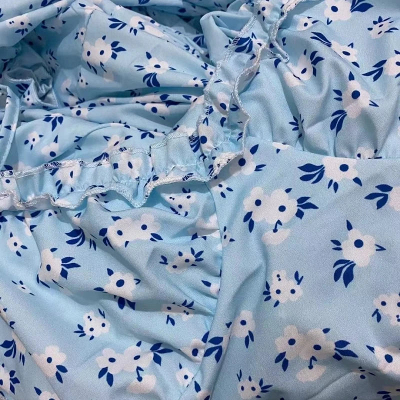 CD | Rochie lungă elegantă fără umeri cu decolteu în V și imprimeu floral