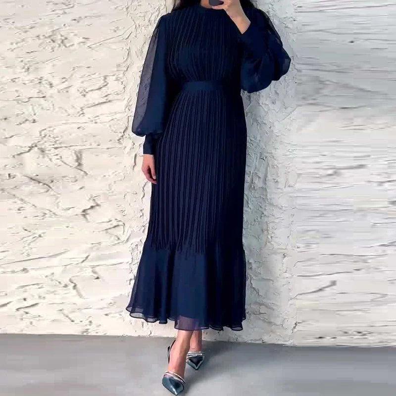CD | Rochie midi plisată pentru femei - Design elegant și atemporal