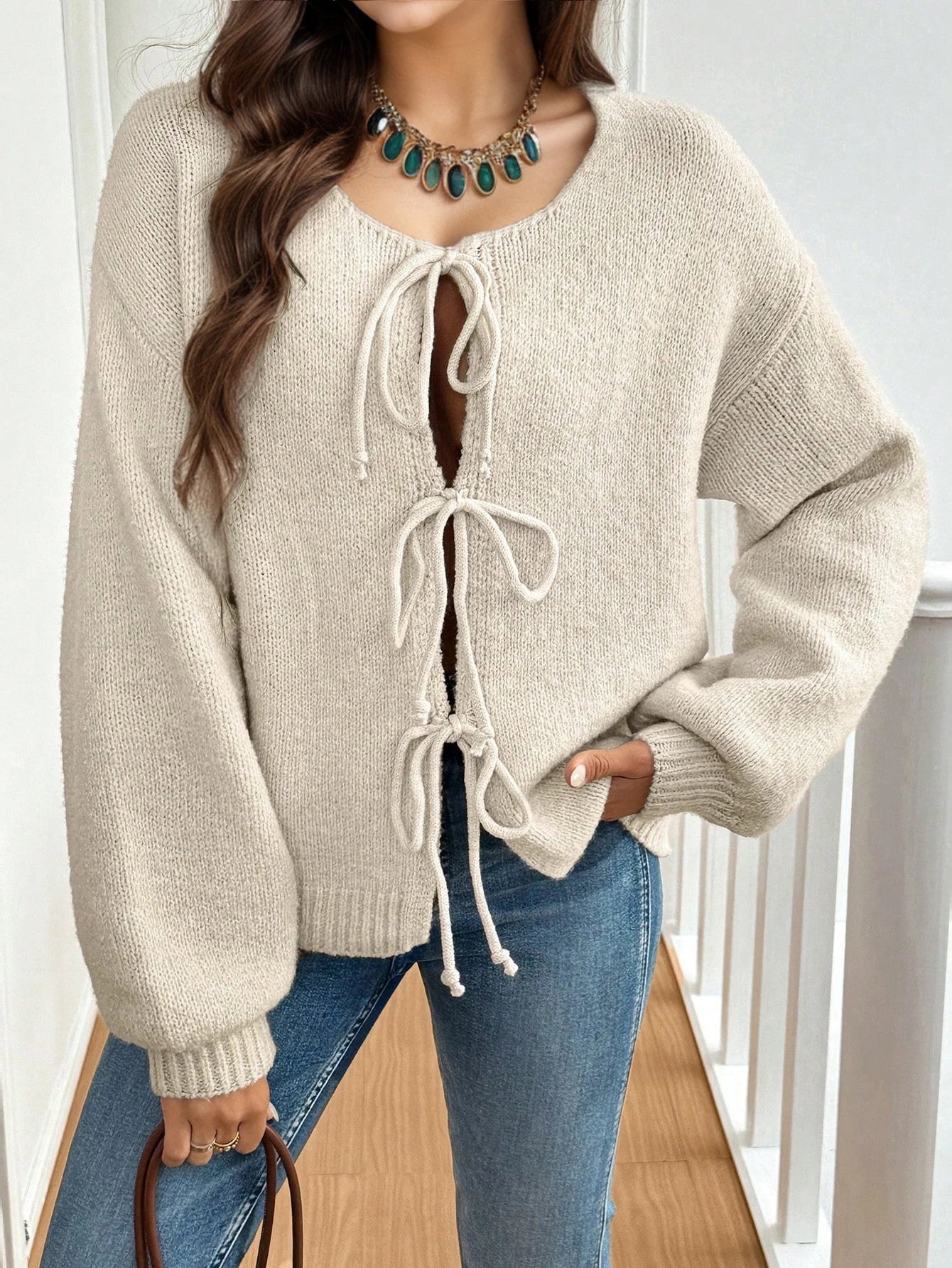 Proaspăt și feminin Cardigan