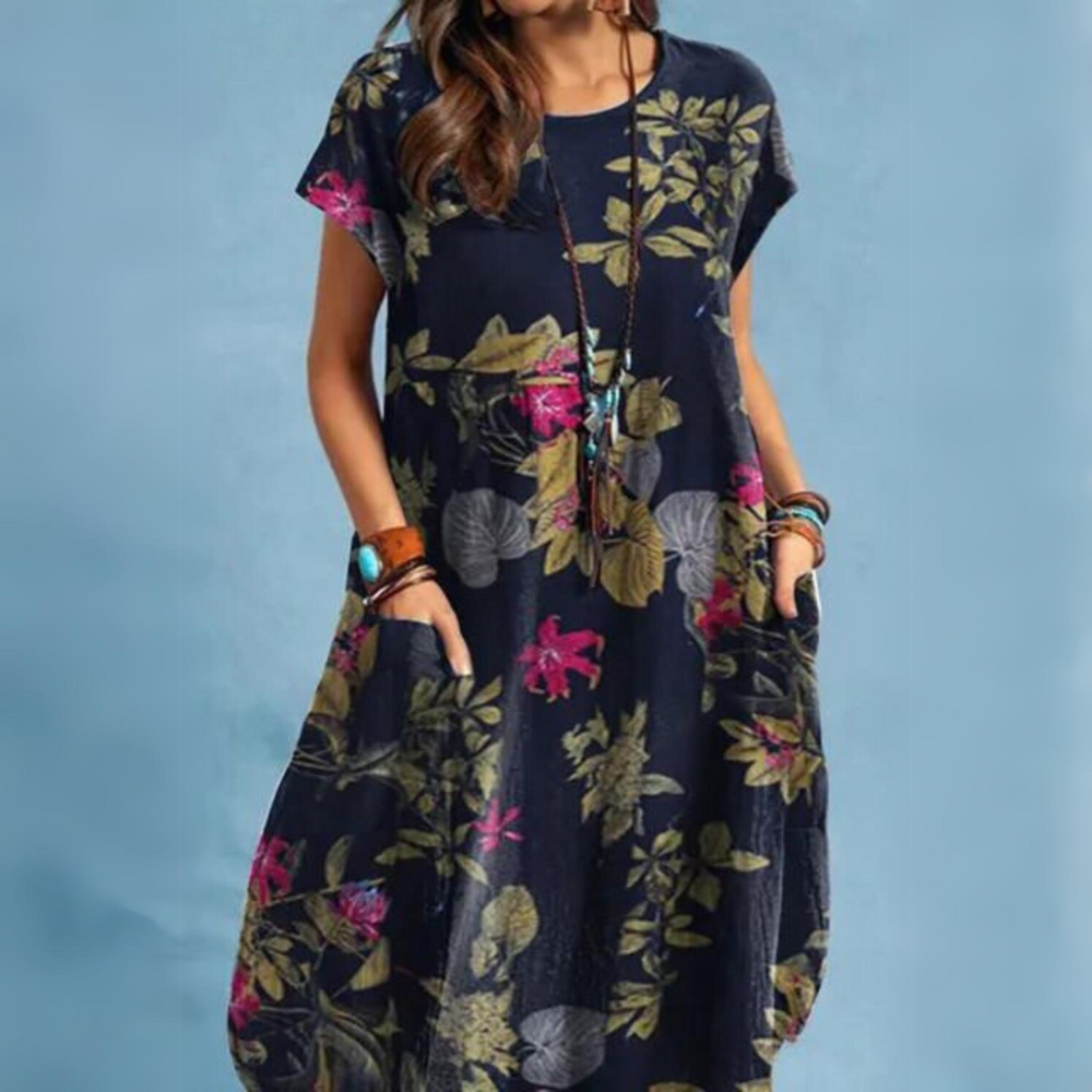 CD | Rochie elegantă de vară cu decolteu rotund