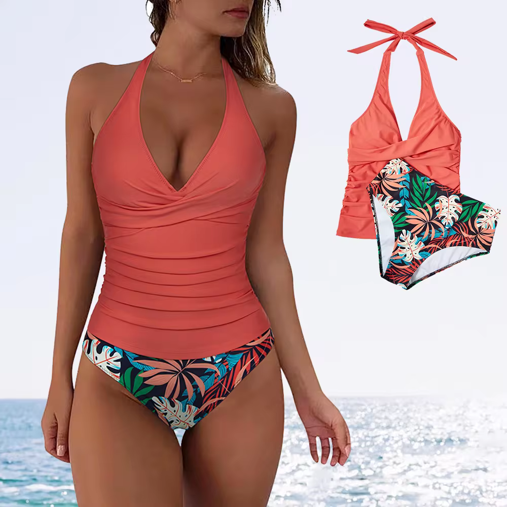 CD | Costum de baie sexy cu talie înaltă