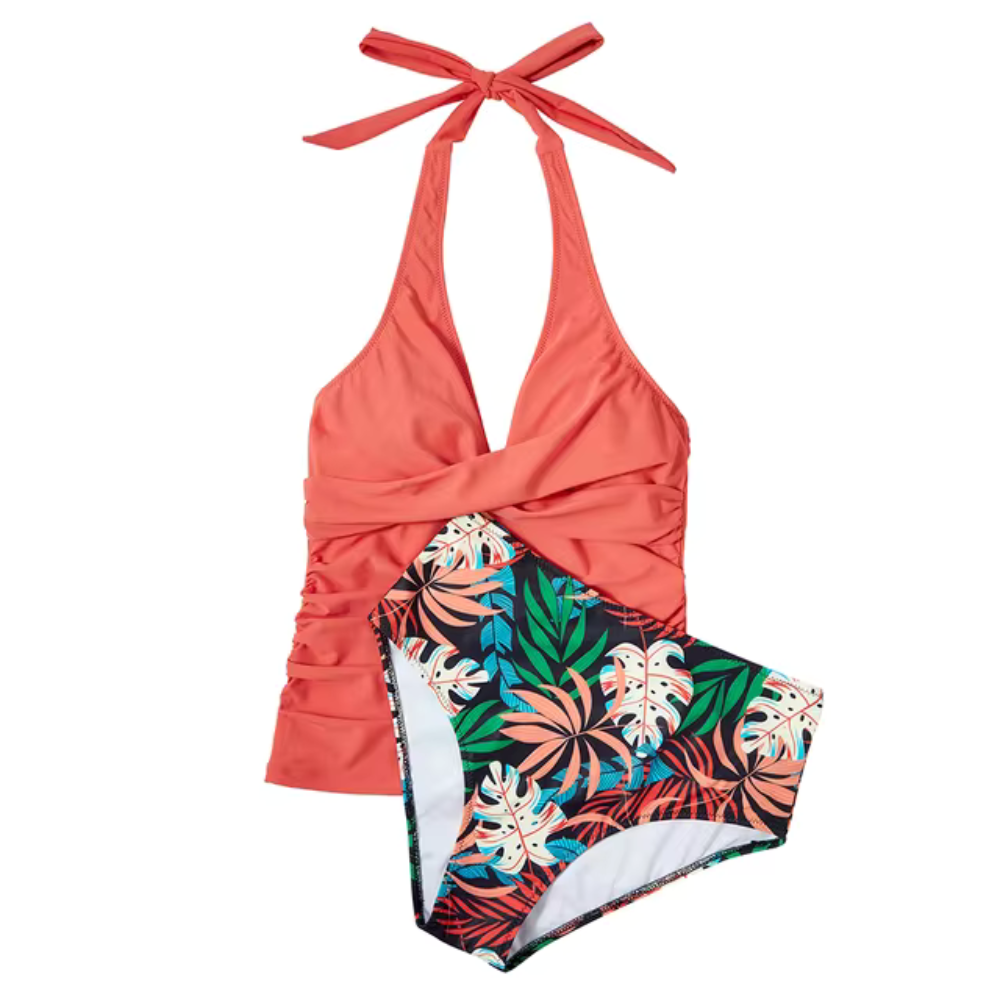 CD | Costum de baie sexy cu talie înaltă