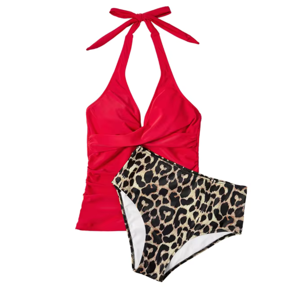 CD | Costum de baie sexy cu talie înaltă