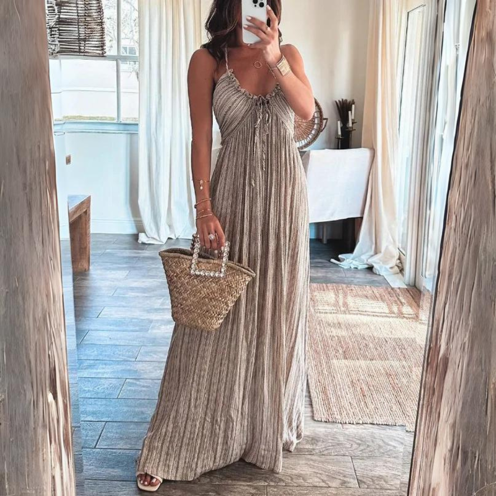 CD | Rochie elegantă cu guler tip halterneck