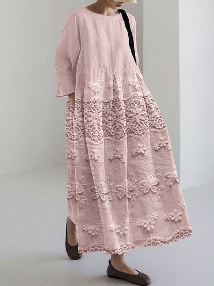 CD | Rochie cu model de dantelă