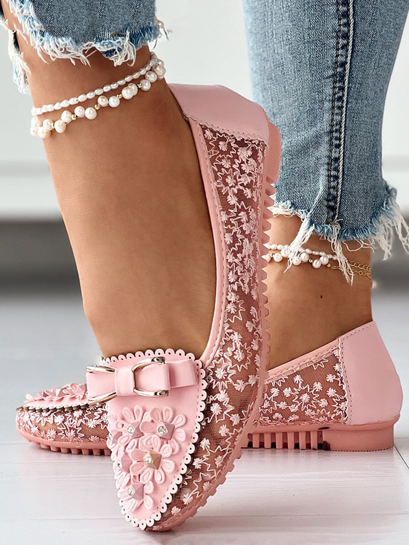 CD | Flats elegante, florale