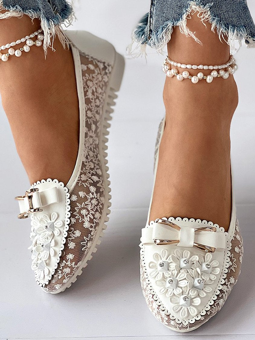 CD | Flats elegante, florale