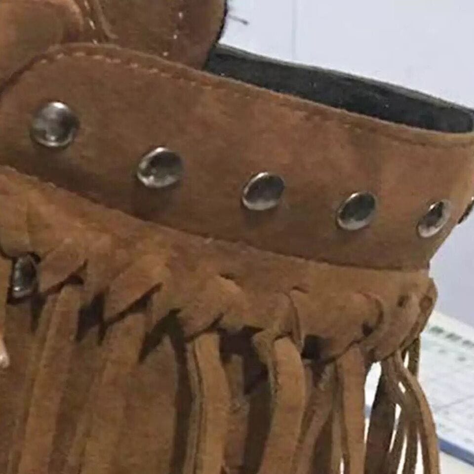 CD | Botine dantelate cu vârf rotund
