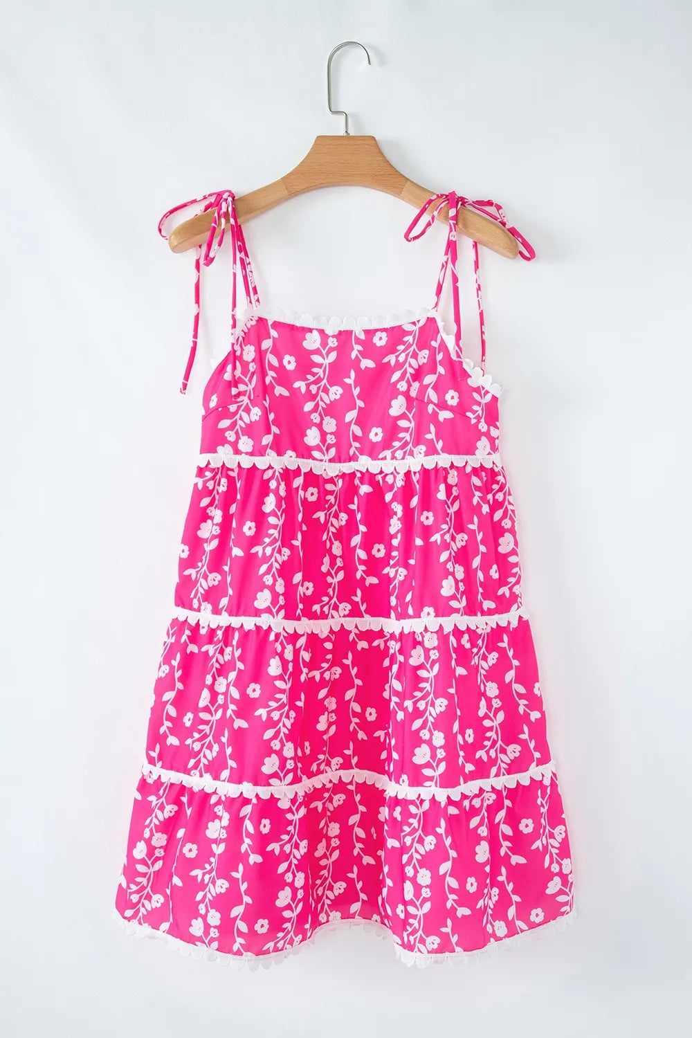 CD | Mini rochie fără mâneci cu imprimeu floral Ric Rac Patched