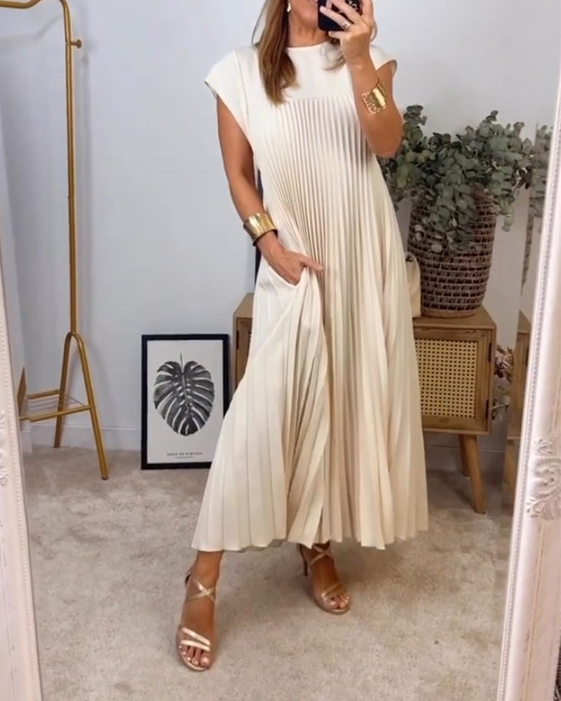 CD | Rochie maxi plisată elegantă