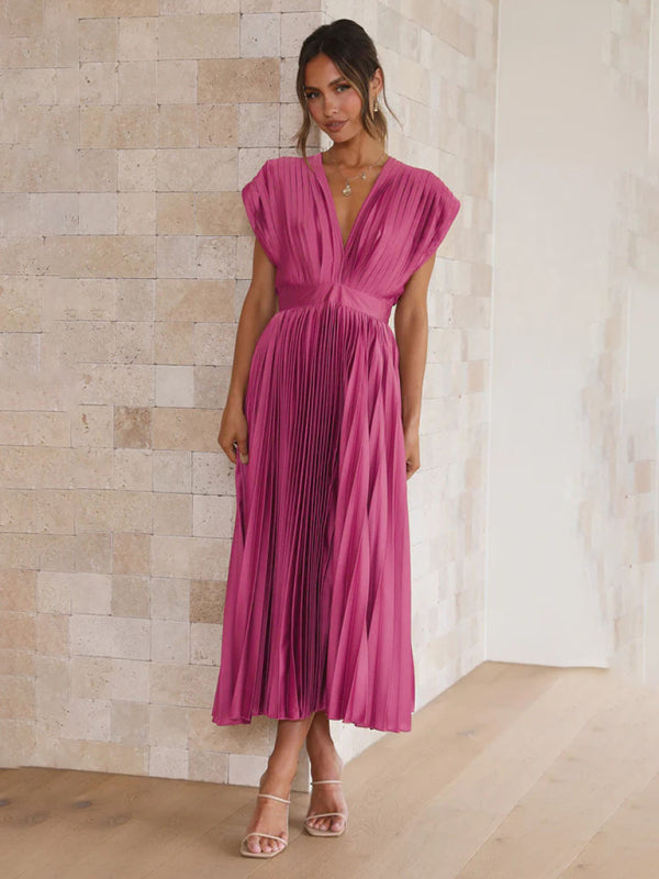 CD | Rochie Midi plisată ChicSelect