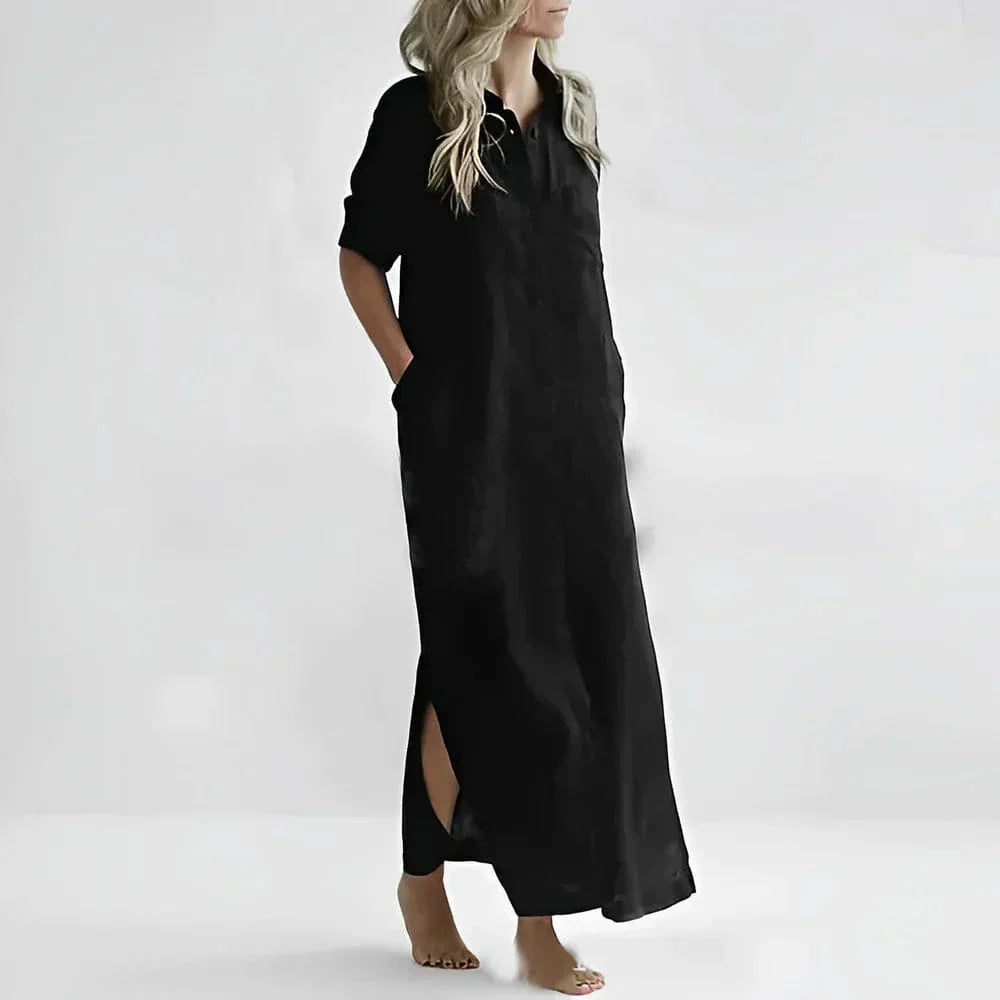 CD | - Rochie lungă verde de vară
