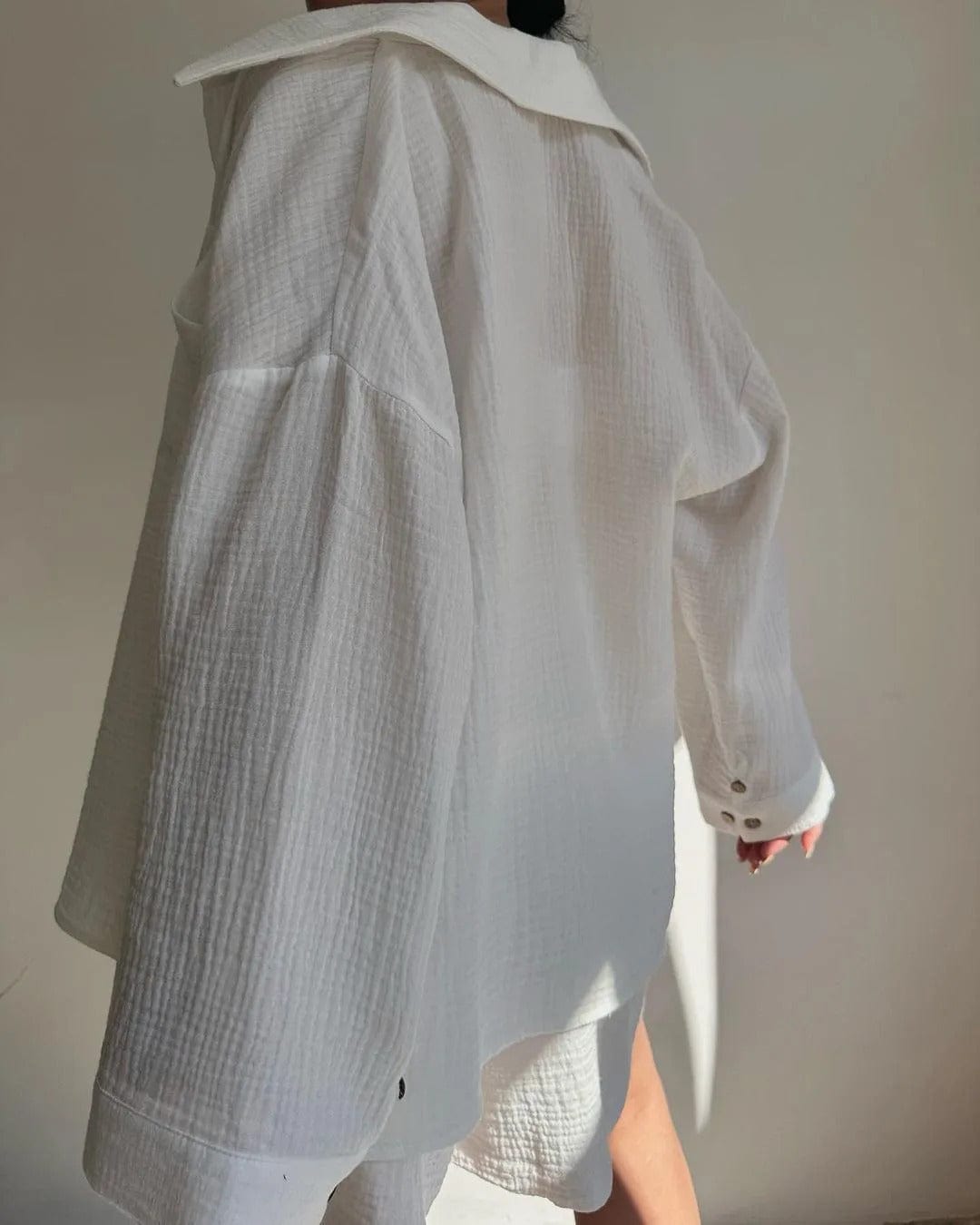 CD | Set cămașă single-breasted și pantaloni scurți