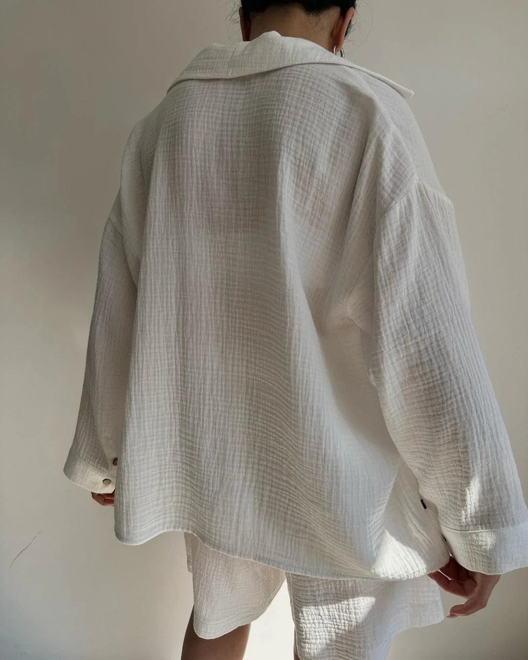 CD | Set cămașă single-breasted și pantaloni scurți