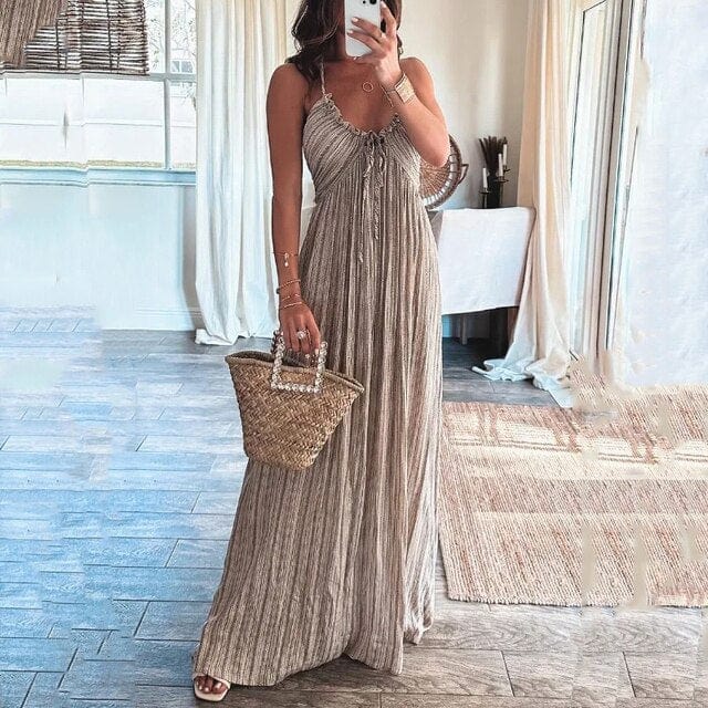 CD | Rochie de vară maro