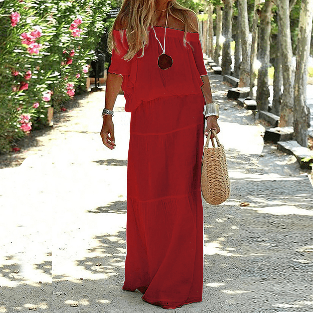CD | - Rochie lungă elegantă de vară
