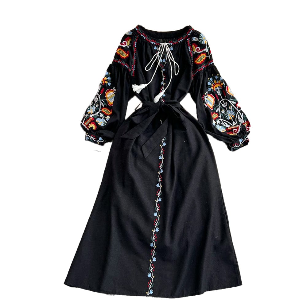 CD | Rochie vintage brodată
